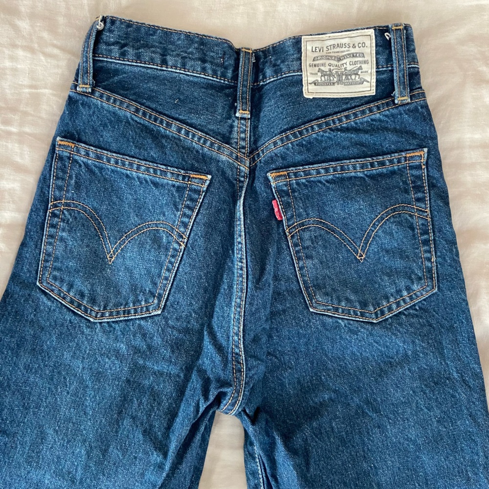 LEVIS RIBCAGE STRAIGHT ANKLE JEANS RED TAG VINTAGE WHITE LABEL